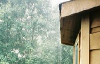 Blue Ridge, NC - Rain Off the Porch